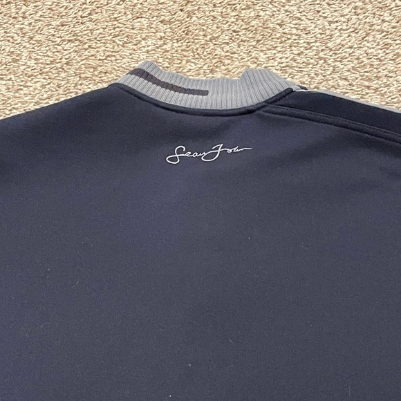 Vintage Sean John Jacket Adult Large Black Spellout Y2K - Picture 6 of 6